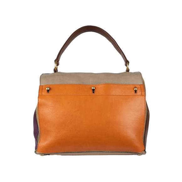 SAINT LAURENT Yves Saint Laurent Tri Color Large Muse Two Handbag - Picture 3 of 14